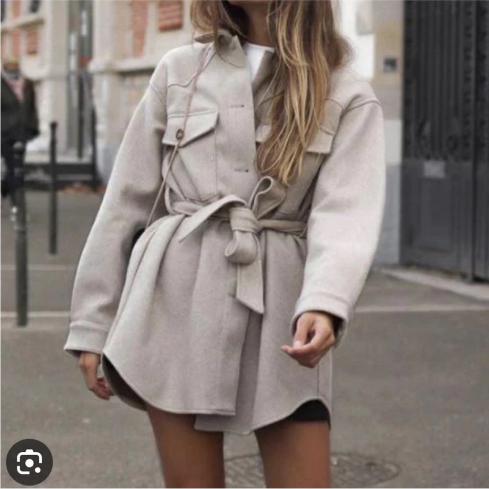 Zara Belted Overshirt